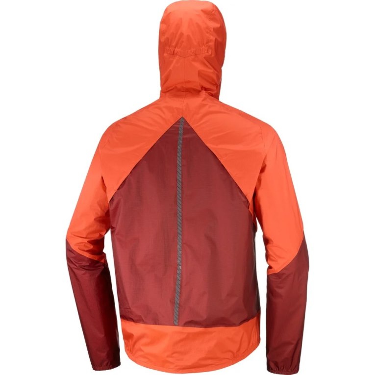 Chaquetas Shell Salomon Bonatti Impermeables Hombre Rojos | MX GWZQ592